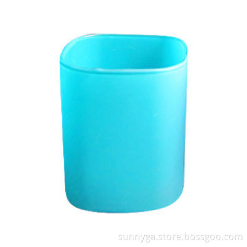 Square-shaped Candle Holder, Top Dia of 70 x 70mm with 220mL Capacity, Different Colors Available